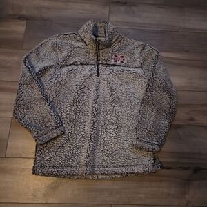 Boxercraft Fuzzy Gray Sherpa Jacket